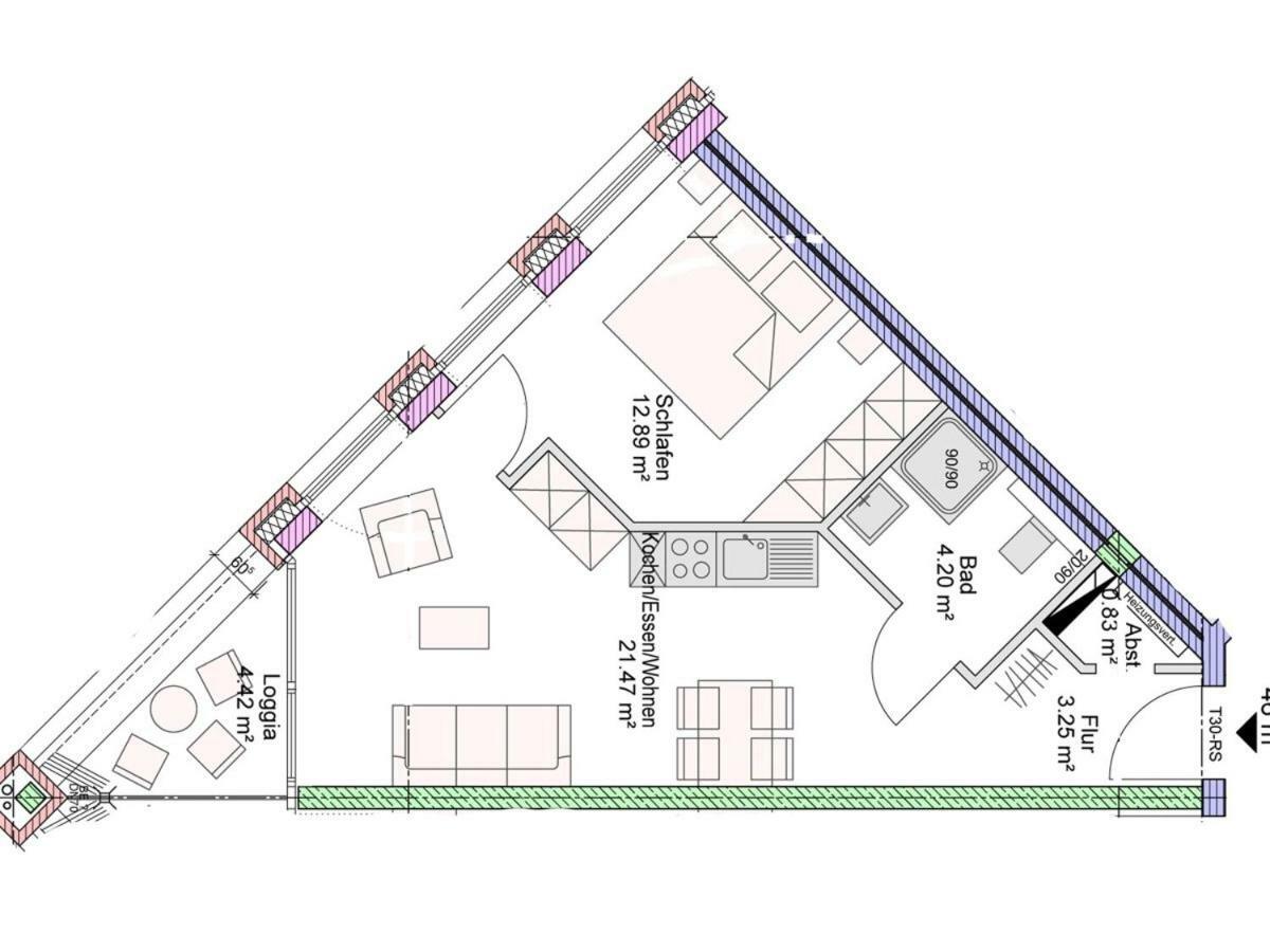 Ferienwohnung Koralle - Am Wasser เบรเมอร์ฮาเฟิน ภายนอก รูปภาพ