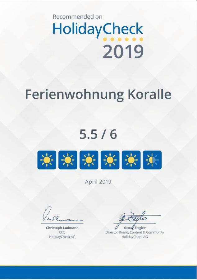 Ferienwohnung Koralle - Am Wasser เบรเมอร์ฮาเฟิน ภายนอก รูปภาพ